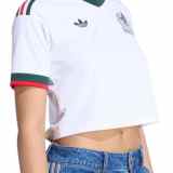 Camiseta México Cropped Visitante 2026/27 Adidas Mujer (ID: 9433)