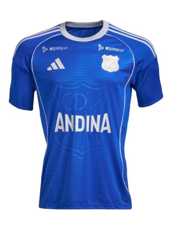 Camiseta Millonarios Titular 2025/26 Adidas (ID: 9089)