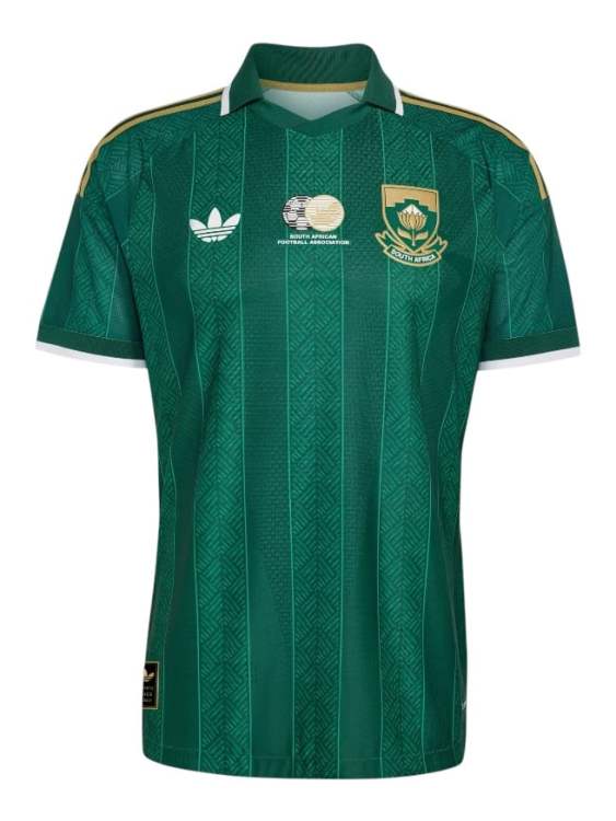Camiseta Sudáfrica Visitante 2026/27 Adidas – Versión Partido (ID: 9483)