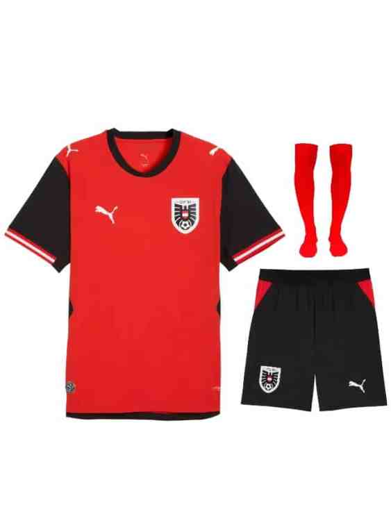 Kit Infantil Austria Titular 2026/27 Puma (ID: 9082)