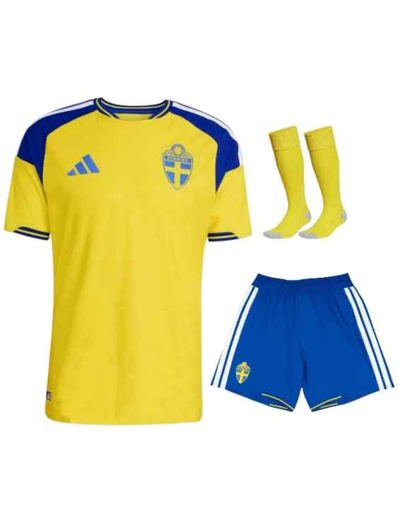 Kit Infantil Suecia Titular 2026/27 Adidas (ID: 8896)