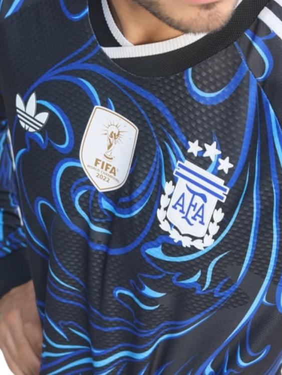 Camiseta Argentina Visitante 2026/27 Adidas Versión Partido Manga Larga (ID: 9737)