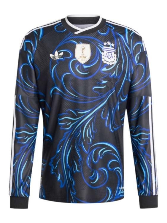 Camiseta Argentina Visitante 2026/27 Adidas Versión Partido Manga Larga (ID: 9737)
