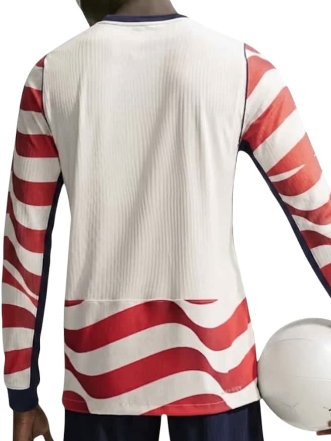 Camiseta Estados Unidos Titular Manga Larga 2026/27 Nike Versión Partido (ID: 9928)