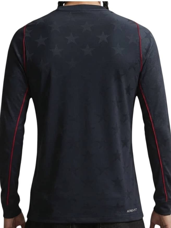 Camiseta Estados Unidos Visitante Manga Larga 2026/27 Nike Versión Partido (ID: 9929)
