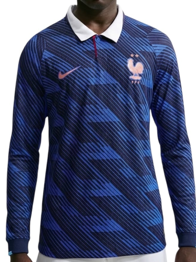 Camiseta Francia Titular Manga Larga 2026/27 Nike Versión Partido (ID: 9727)