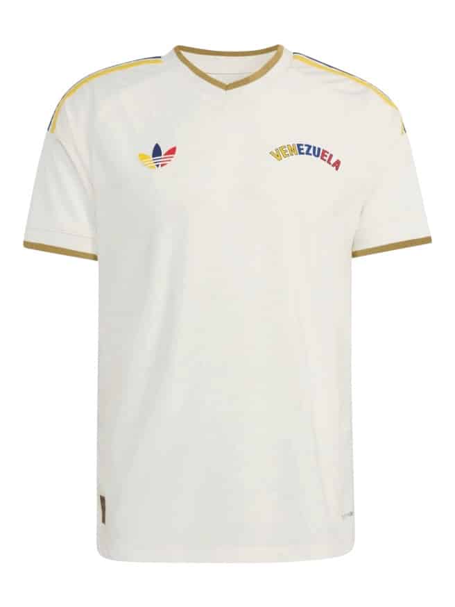 Camiseta Venezuela Visitante 2026/27 Adidas Versión Partido (ID: 9868)