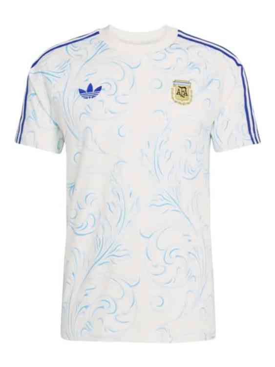Polera Argentina Estampado Integral Adidas (ID: 9736)