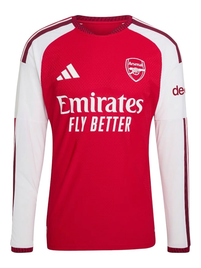 Camiseta Arsenal Titular 2026/27 Adidas Versión Partido Manga Larga (ID: 10292)