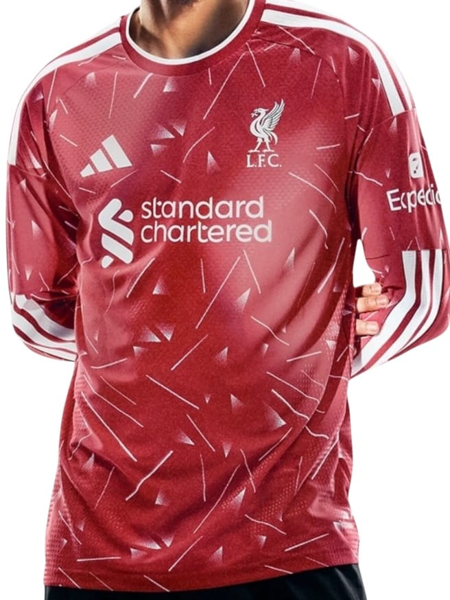 Camiseta Manga Larga Liverpool FC Local 2026/27 Adidas Versión Partido (ID: 10338)