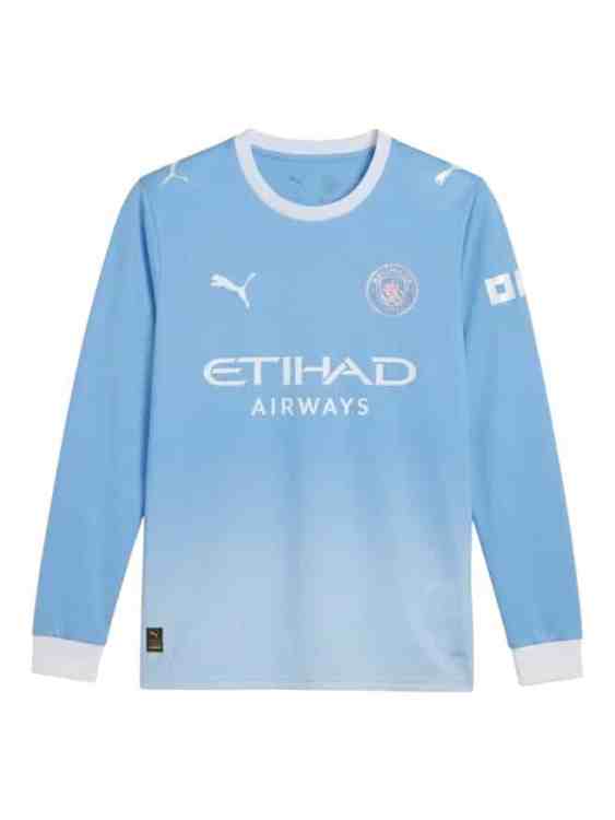 Camiseta Manga Larga Manchester City Titular 2026/27 Puma - Versión Partido (ID: 10277)