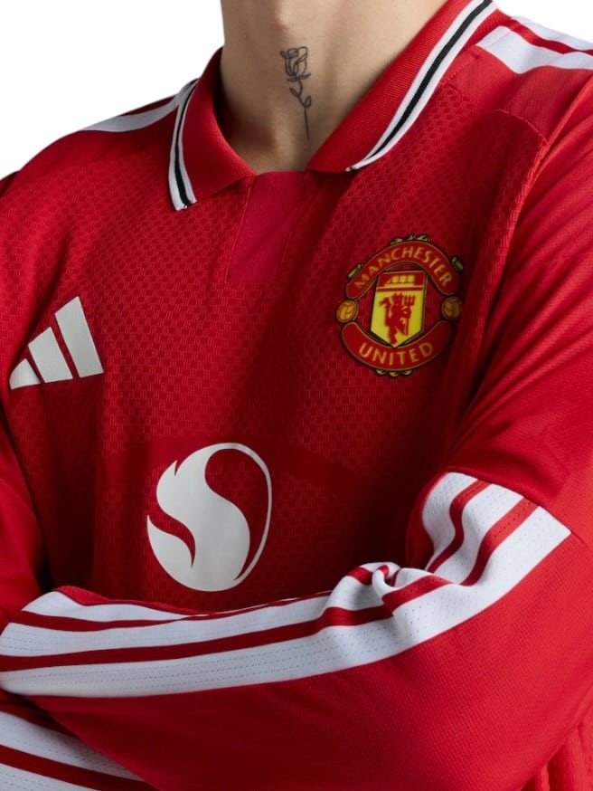 Camiseta Manga Larga Manchester United Titular 2026/27 Adidas – Versión Partido (ID: 10323)