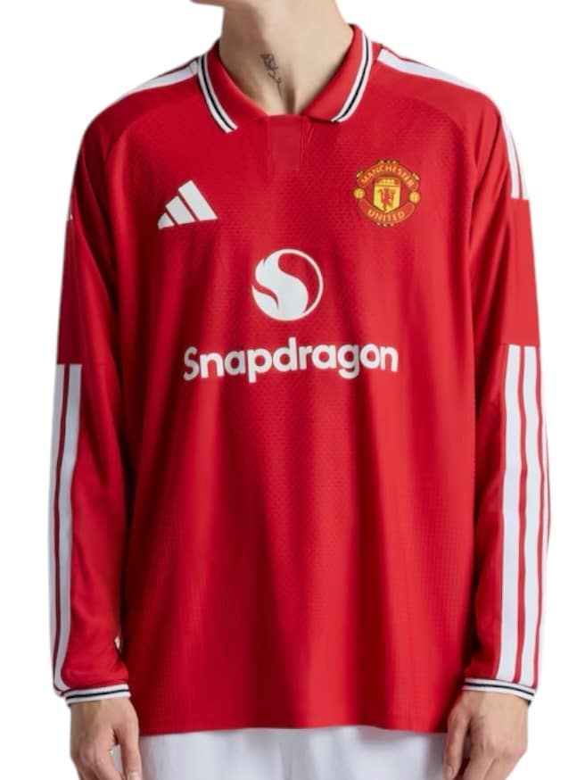 Camiseta Manga Larga Manchester United Titular 2026/27 Adidas – Versión Partido (ID: 10323)