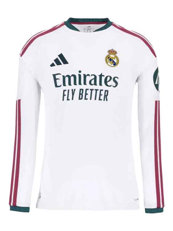 Camiseta Real Madrid Titular 2026/27 Adidas Versión Partido Manga Larga (ID: 10236)