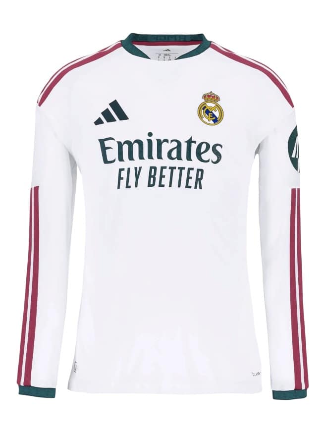 Camiseta Real Madrid Titular 2026/27 Adidas Versión Partido Manga Larga (ID: 10236)