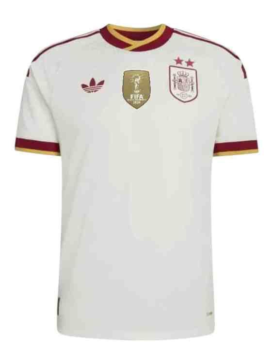 Camiseta España 2 Estrellas Visitante 2026/27 Adidas - Versión Partido