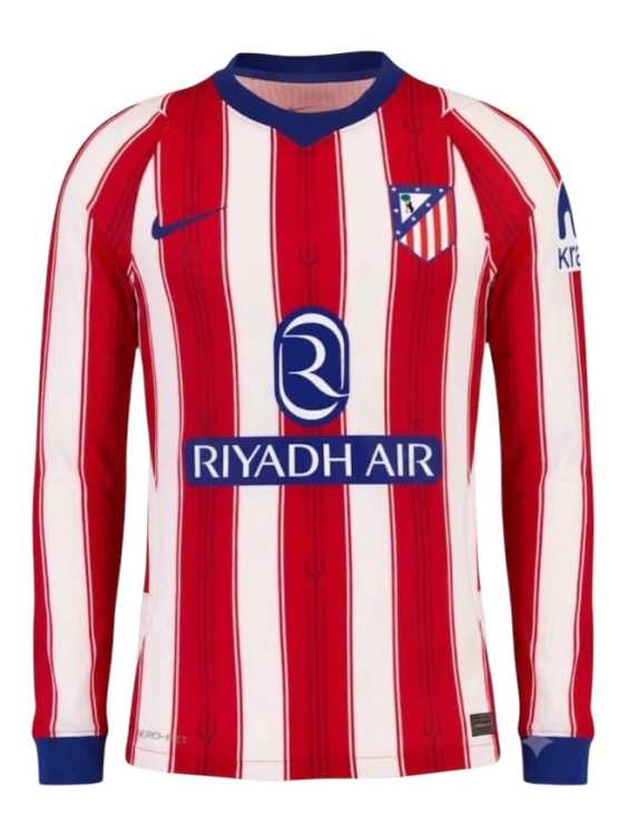Camiseta Manga Larga Atlético de Madrid Titular 2026/27 Nike – Versión Partido (ID: 11298)
