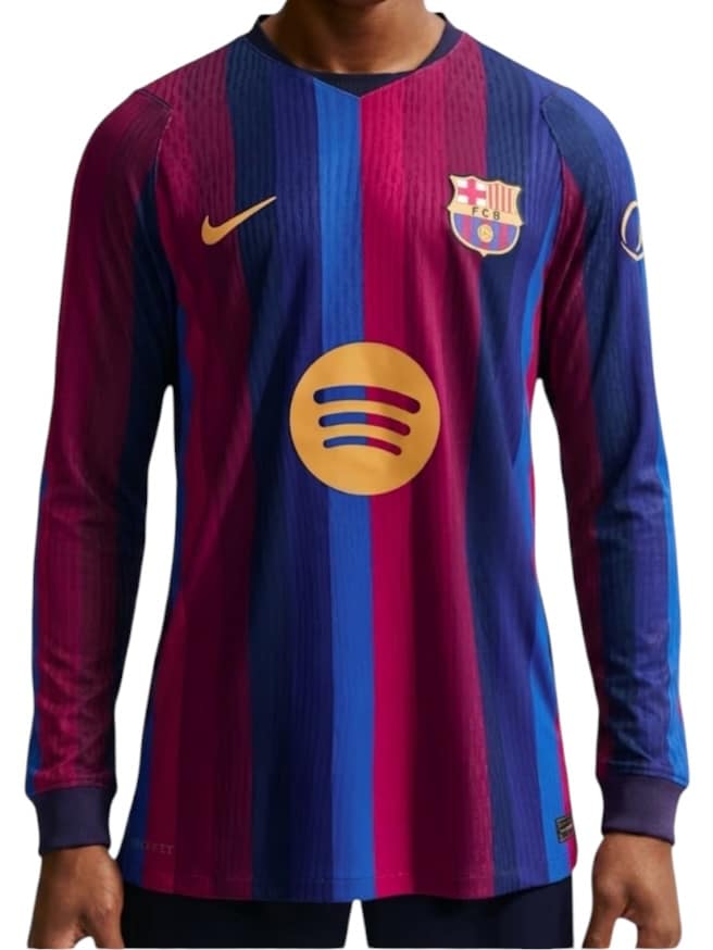 Camiseta Manga Larga Barcelona Titular 2026/27 Nike – Versión Partido (ID: 11272)