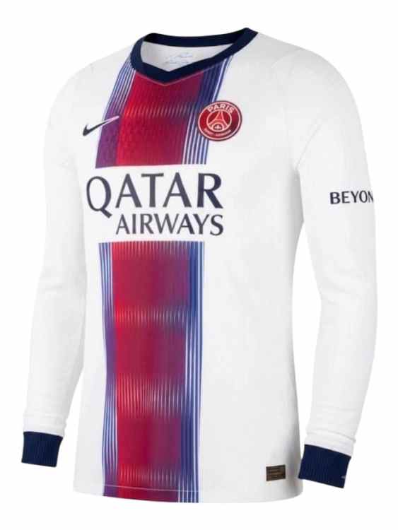 Camiseta Manga Larga Paris Saint-Germain Visitante 2026/27 Nike – Versión Partido (ID: 11281)