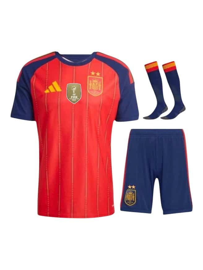 Kit Infantil España 2 Estrellas Titular 2026/27 Adidas