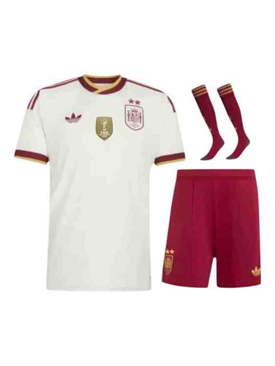 Kit Infantil España 2 Estrellas Visitante 2026/27 Adidas