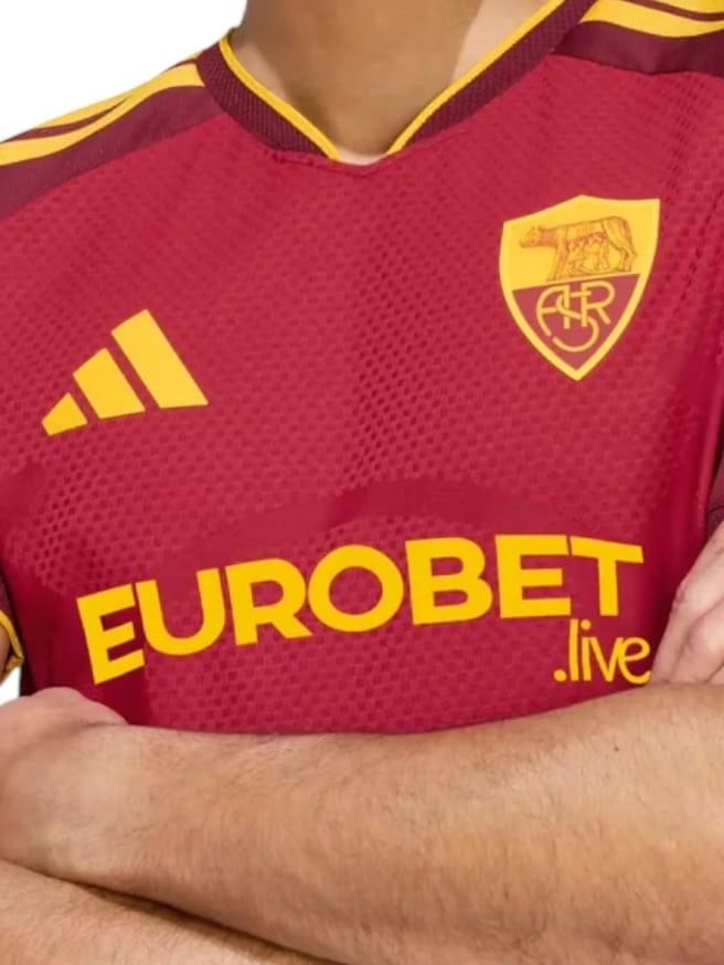 Camiseta AS Roma Titular 2026/27 Adidas - Versión Partido (ID: 12112)