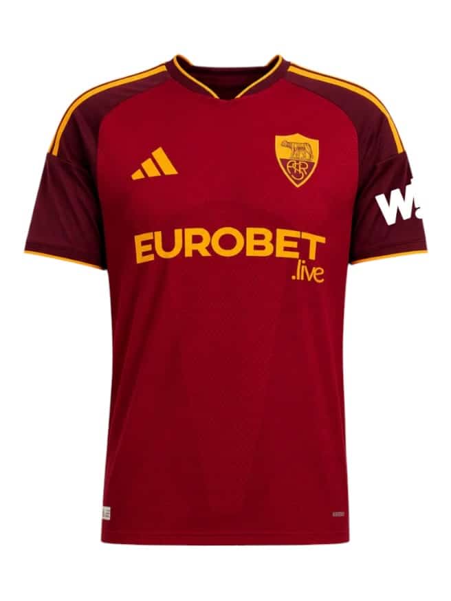 Camiseta AS Roma Titular 2026/27 Adidas - Versión Partido (ID: 12112)