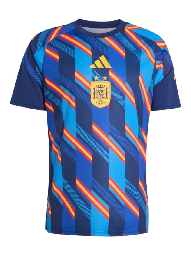 Camiseta España 2 Estrellas Pre Partido 2026/27 Adidas (ID: 12642)
