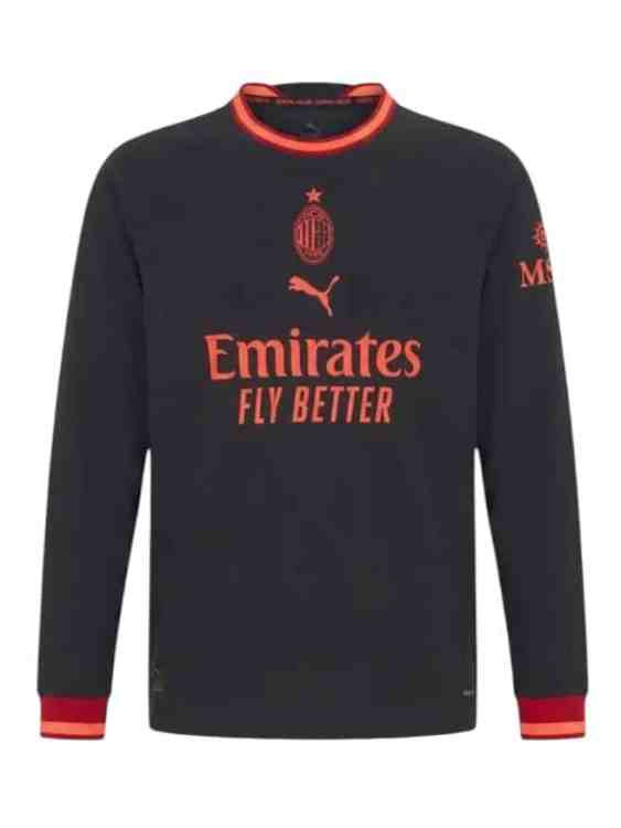 Camiseta Manga Larga AC Milan Tercera 2026/27 Puma – Versión Partido (ID: 12244)