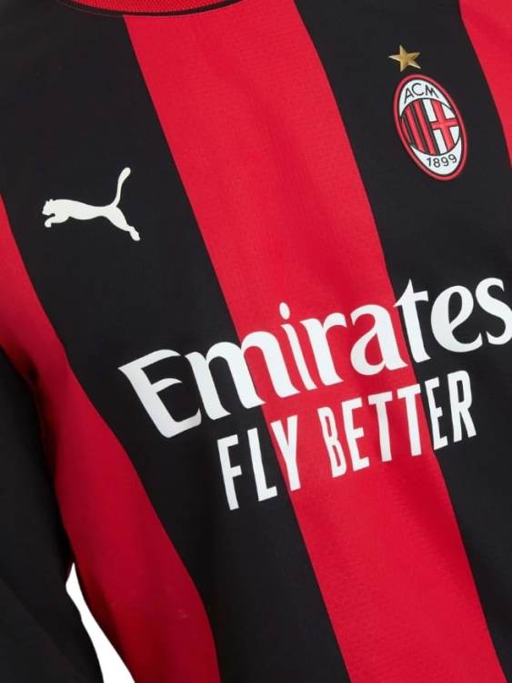 Camiseta Manga Larga AC Milan Titular 2026/27 Puma – Versión Partido (ID: 11913)