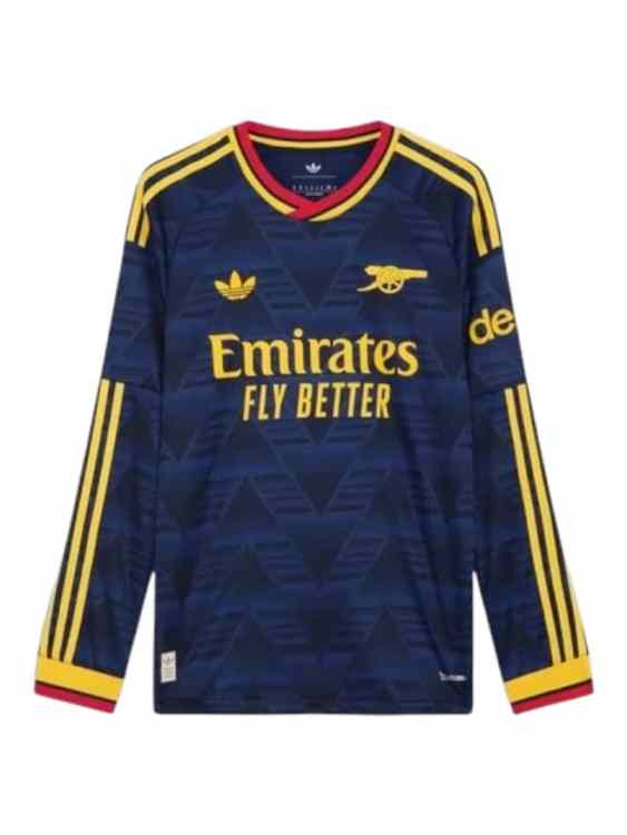 Camiseta Manga Larga Arsenal Visitante 2026/27 Adidas Versión Partido (ID: 11825)