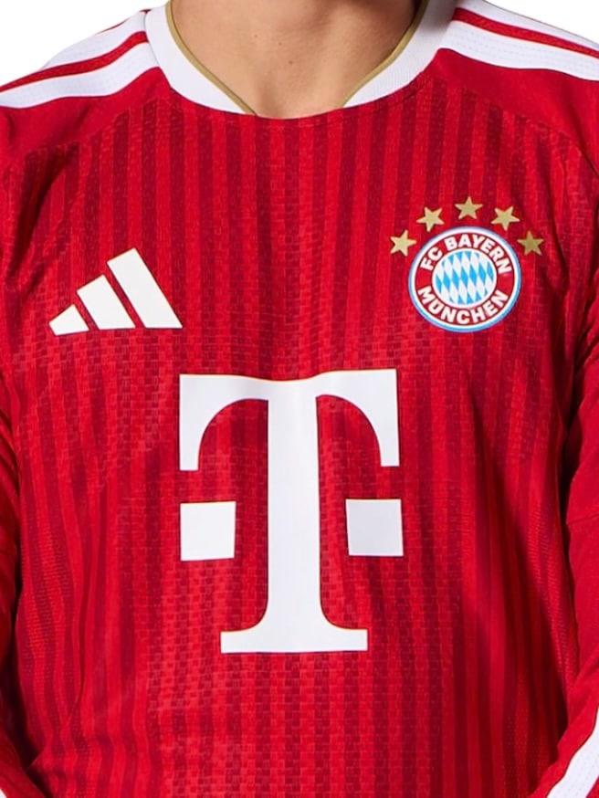 Camiseta Manga Larga Bayern Múnich Titular 2026/27 Adidas – Versión Partido (ID: 11892)