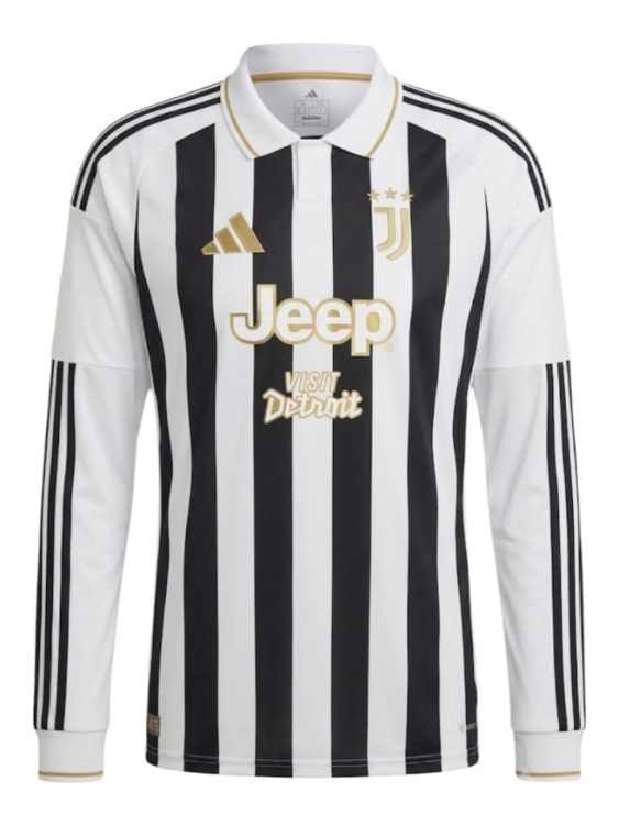 Camiseta Manga Larga Juventus Titular 2026/27 Adidas – Versión Partido
