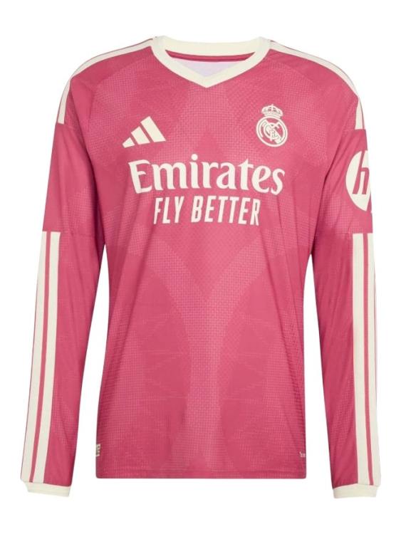 Camiseta Manga Larga Real Madrid Tercera 2026/27 Adidas Versión Partido