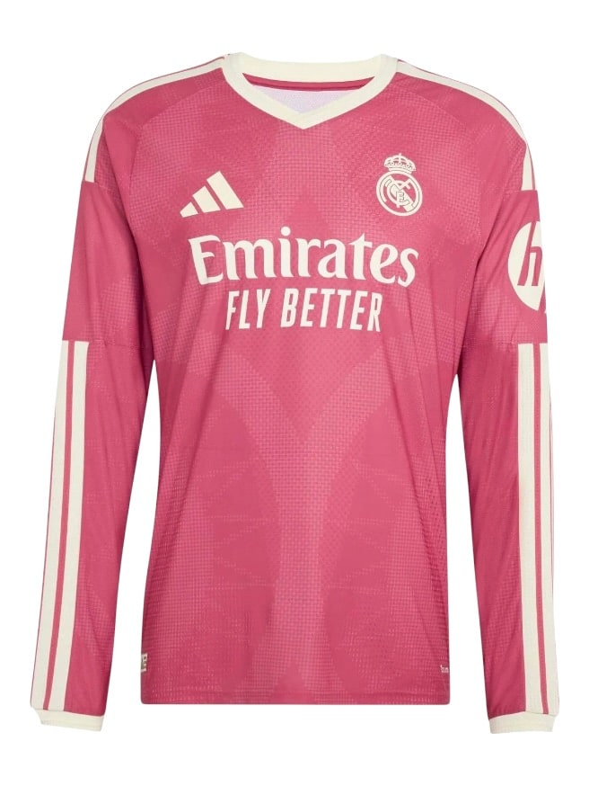 Camiseta Manga Larga Real Madrid Tercera 2026/27 Adidas Versión Partido