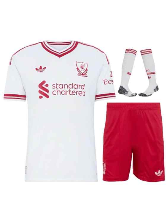 Kit Infantil Liverpool Visitante 2026/27 Adidas (ID: 12289)