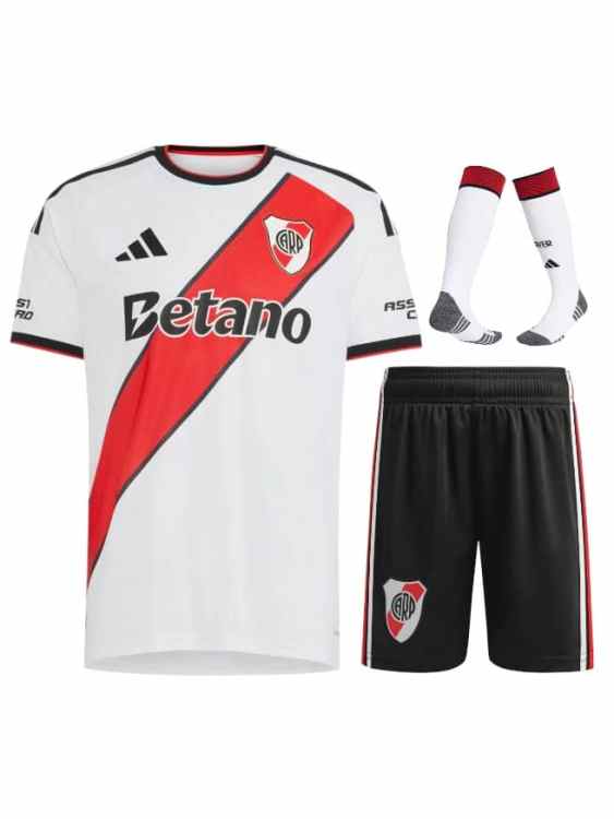 Kit Infantil River Plate Titular 2026/27 Adidas (ID: 12296)