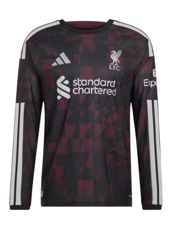 Camiseta Manga Larga Liverpool FC Tercera 2026/27 Adidas - Versión Partido (ID: 12912)