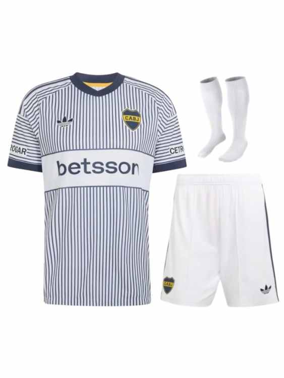 Kit Infantil Boca Juniors Visitante 2026/27 Adidas (ID: 12883)